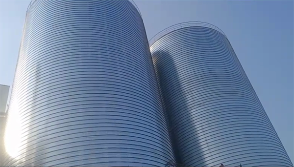 四平2座混凝土高架卷板仓